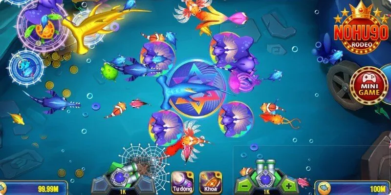 Bắn Cá Kim Cương Nohu90 - Tựa Game Nên Khám Phá Tại Cổng Cược 4 Cơ chế đặc biệt hỗ trợ siêu thưởng