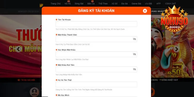 home 33 Tạo nhanh tài khoản để trải nghiệm cược lâu dài