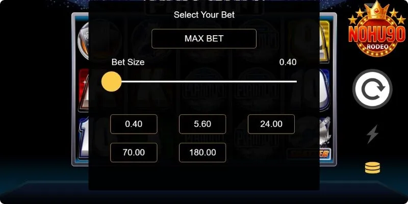 Cài đặt chế độ tự động vừa mức