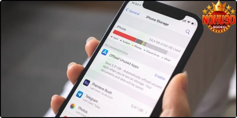 Di động chưa đủ bộ nhớ