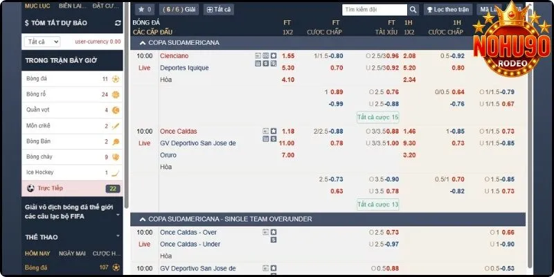 IM tại thể thao nohu90